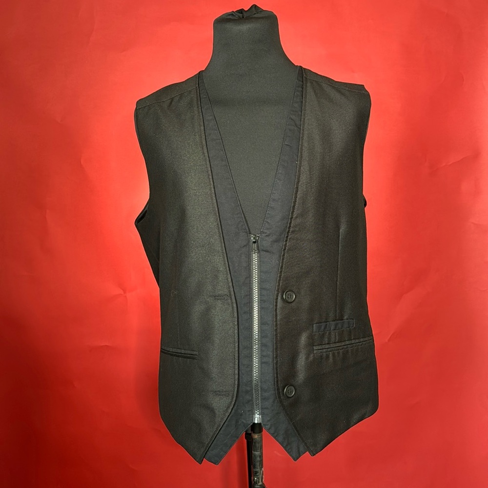 Guess Black Diego Vest Size XL